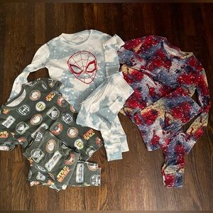 Lot of 3 Gap organic cotton pajamas size 10